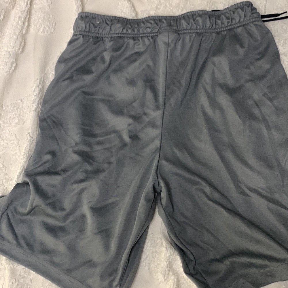 Nike Men's Athletic Shorts - Gray and Light Green - Picture 10 of 11